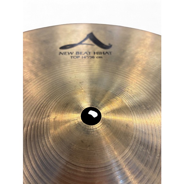 Used Zildjian 14in New Beat Hi Hat Top Cymbal