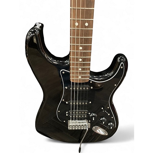 Used Fender Standard Stratocaster Black Solid Body Electric Guitar