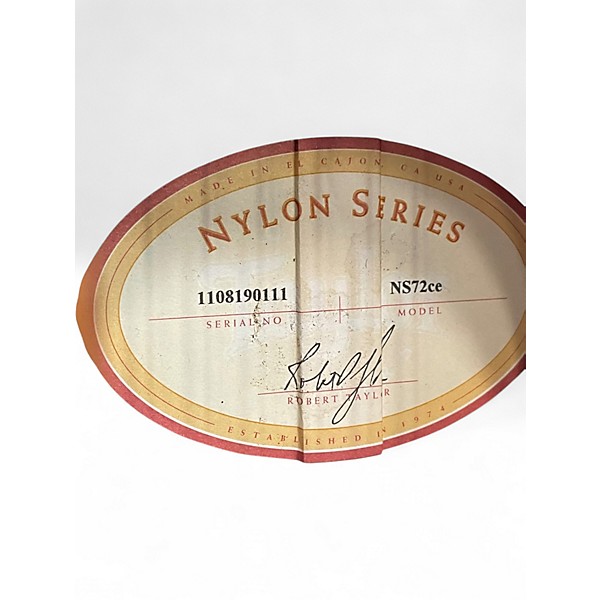 Used Taylor NS72CE Natural Classical Acoustic Electric Guitar