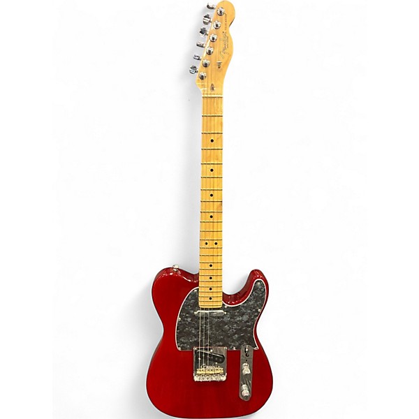 Used Fender Deluxe Mod Telecaster Candy Apple Red Solid Body Electric Guitar