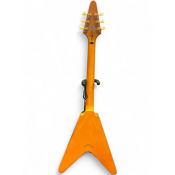 Used Epiphone 1958 Korina Flying V Natural Solid Body Electric Guitar