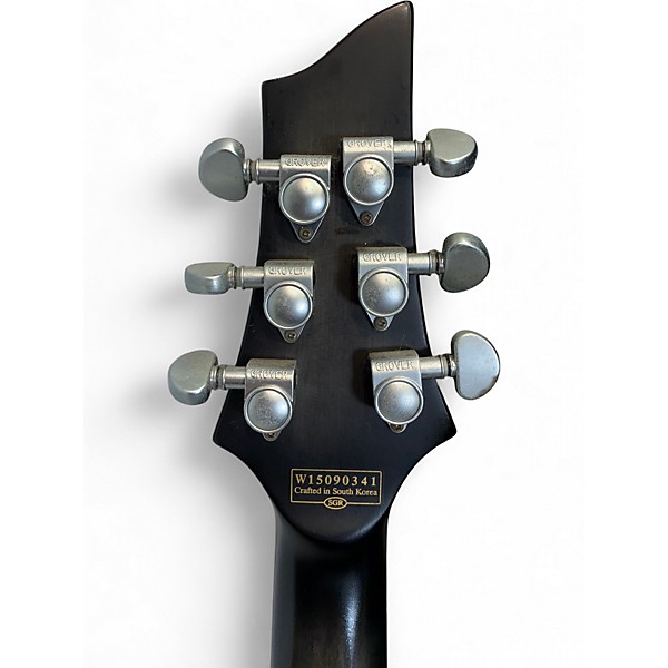 Used Schecter Guitar Research C1 Platinum Black and Silver Solid Body Electric Guitar