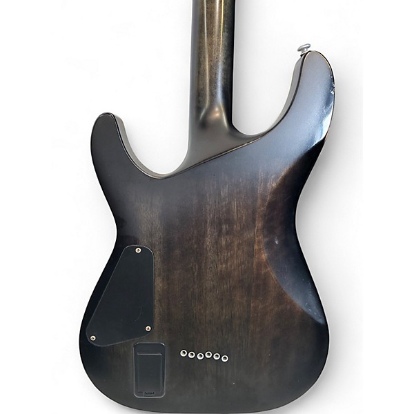 Used Schecter Guitar Research C1 Platinum Black and Silver Solid Body Electric Guitar