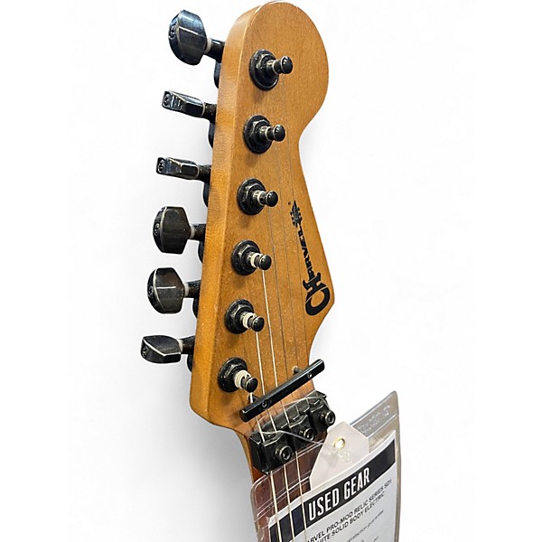 Used Charvel Pro-Mod Relic Series SD1 HH FFR PF White Solid Body Electric Guitar