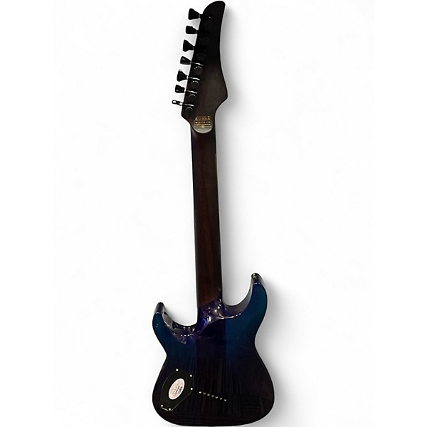 Used Schecter Guitar Research REAPER ELITE 7 MS Blue Solid Body Electric Guitar