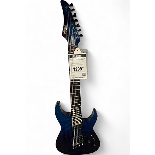 Used Schecter Guitar Research REAPER ELITE 7 MS Blue Solid Body Electric Guitar