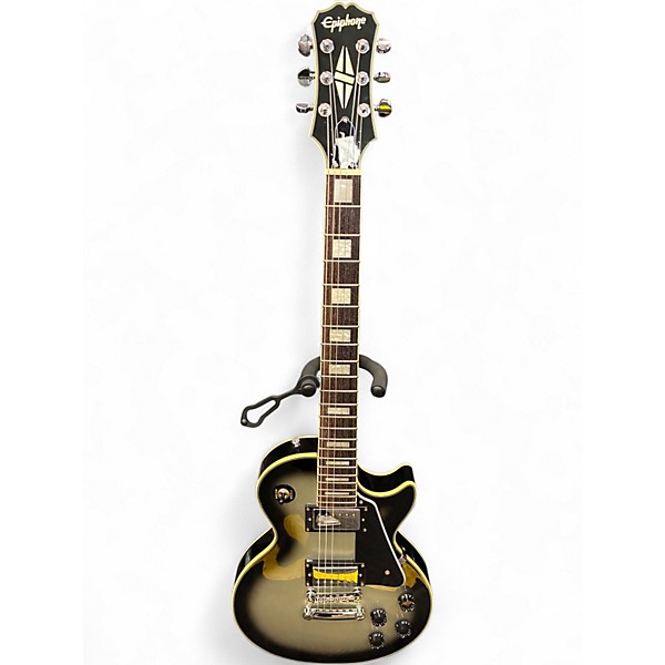 Used Epiphone Les Paul Custom Silver Burst Solid Body Electric Guitar