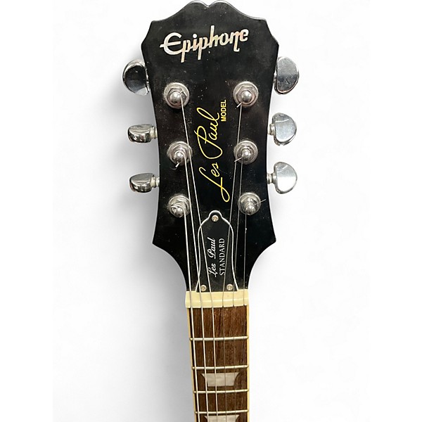 Used Epiphone Les Paul Standard Black Solid Body Electric Guitar