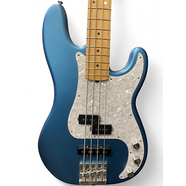 Used Fender American Performer Precision Bass Lake Placid Blue Electric Bass Guitar