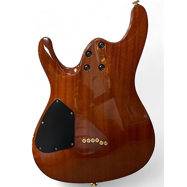 Used Ibanez S5521Q Prestige Series Amber Solid Body Electric Guitar