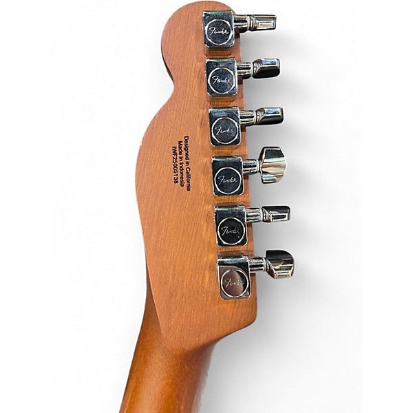 Used Fender ACOUSTASONIC TELECASTER STANDARD Black Acoustic Electric Guitar