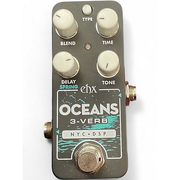 Used Electro-Harmonix OCEANS 3 VERB Effect Pedal