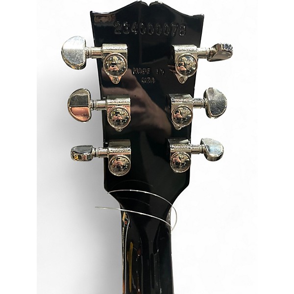 Used Gibson Les Paul Classic Black Solid Body Electric Guitar