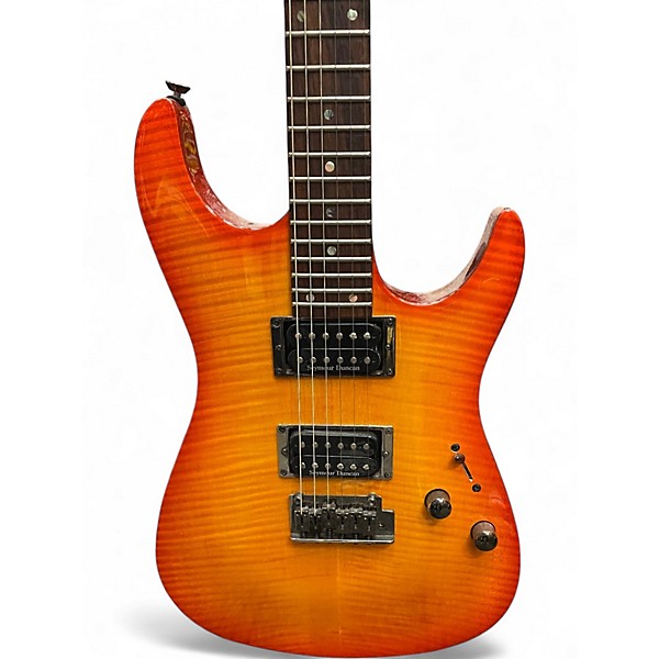 Used Fender Special Edition Custom Telecaster FMT HH Trans Amber Solid Body Electric Guitar