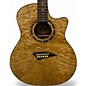 Used Dean EQAGN Exotica Ash Natural Acoustic Electric Guitar