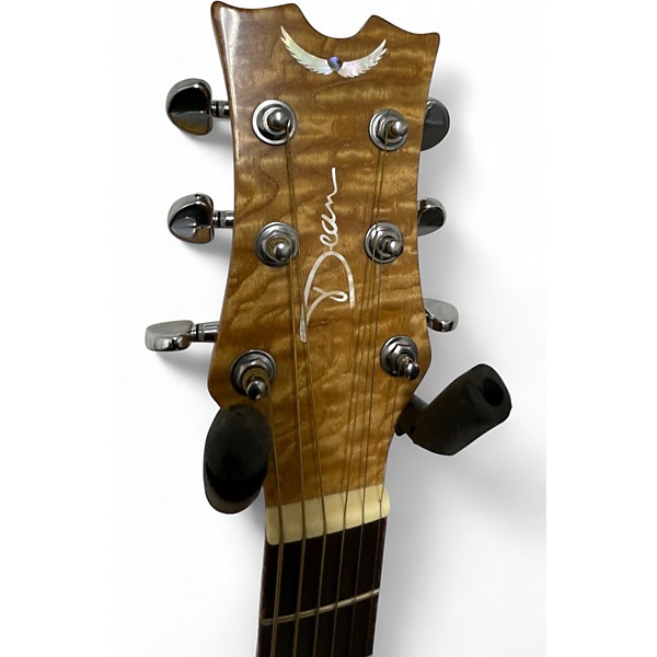 Used Dean EQAGN Exotica Ash Natural Acoustic Electric Guitar