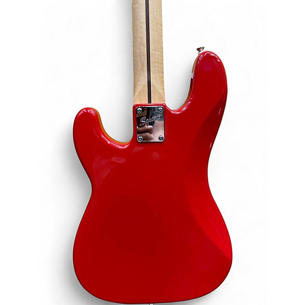 Used Squier Affinity Precision Bass RED Electric Bass Guitar