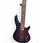 Used Schecter Guitar Research omen elite 5 Candy Red Burst Electric Bass Guitar
