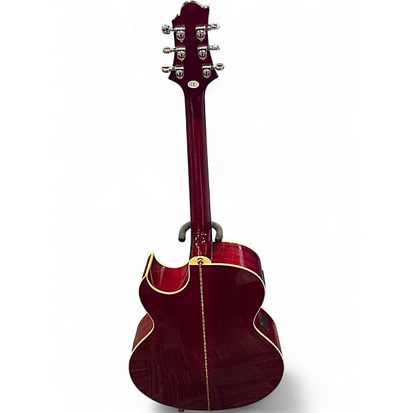 Used Greg Bennett Design by Samick samick j-5ce Natural Acoustic Electric Guitar