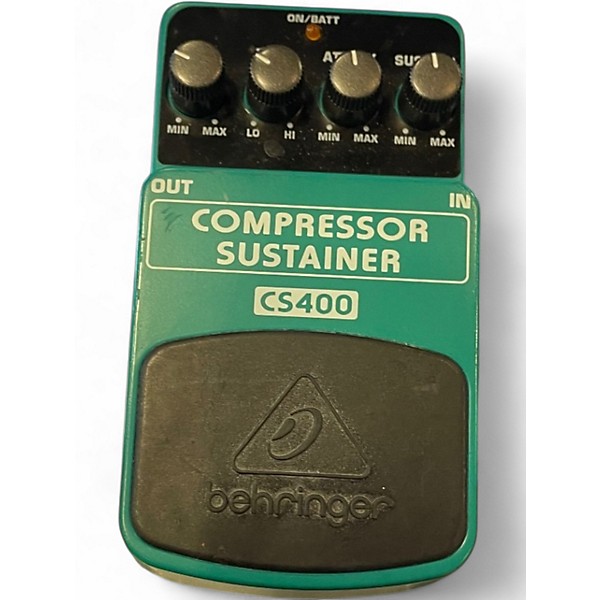 Used Behringer CS400 Compressor Sustainer Effect Pedal