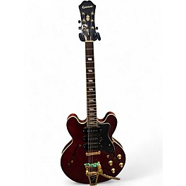 Used Epiphone RIVERA P93 Wine Red Hollow Body Electric Guitar