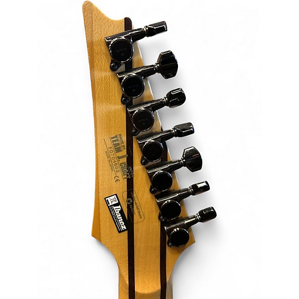 Used Ibanez RG1527 7 String Dark Blue Solid Body Electric Guitar