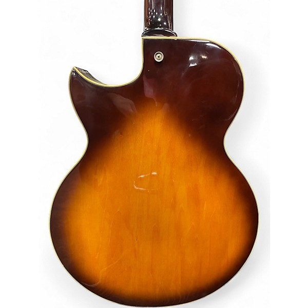 Used Jay Turser 175 Style Sunburst Hollow Body Electric Guitar