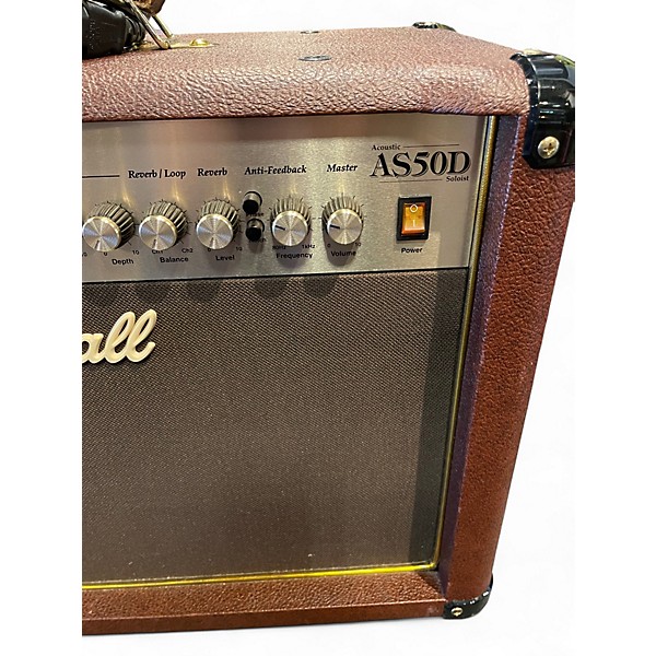 Used Marshall AS50D 50W 2X8 Acoustic Guitar Combo Amp