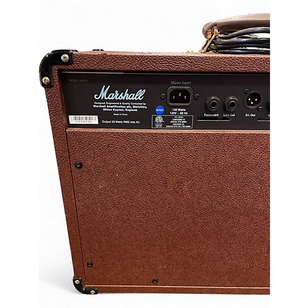 Used Marshall AS50D 50W 2X8 Acoustic Guitar Combo Amp