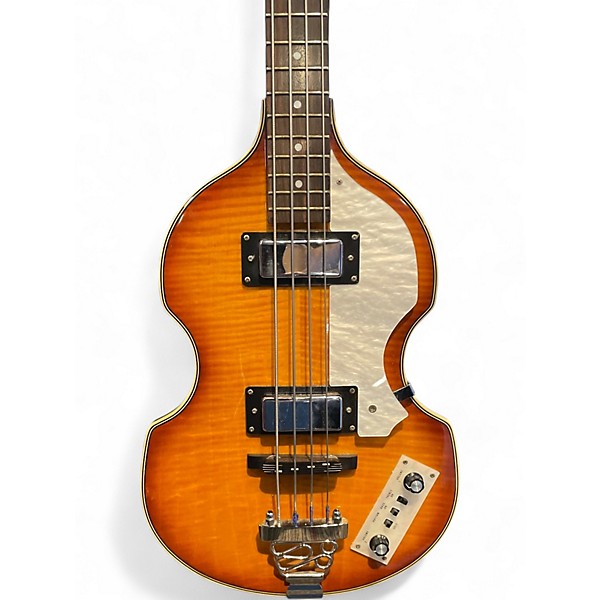 Used Rogue VB100 Brown Sunburst Electric Bass Guitar