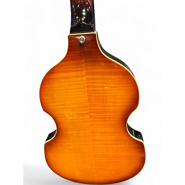 Used Rogue VB100 Brown Sunburst Electric Bass Guitar