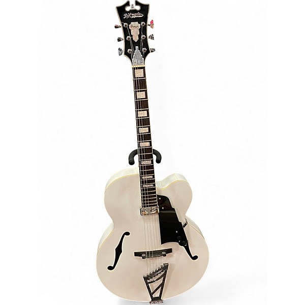 Used D'Angelico DAPEXL1SWHCT WHITE Hollow Body Electric Guitar