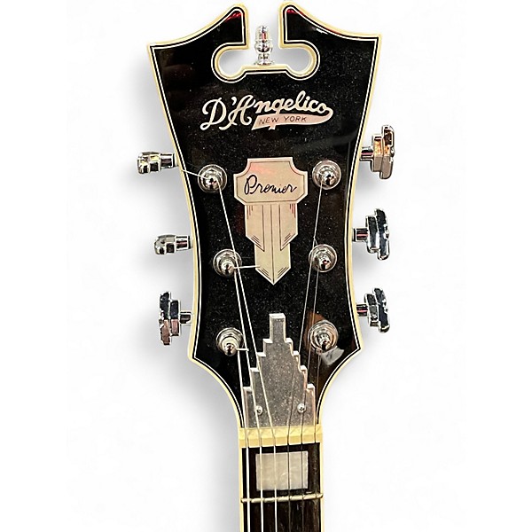 Used D'Angelico DAPEXL1SWHCT WHITE Hollow Body Electric Guitar