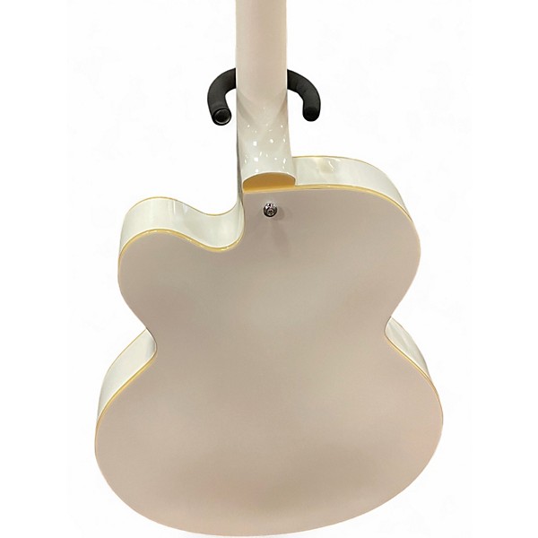 Used D'Angelico DAPEXL1SWHCT WHITE Hollow Body Electric Guitar