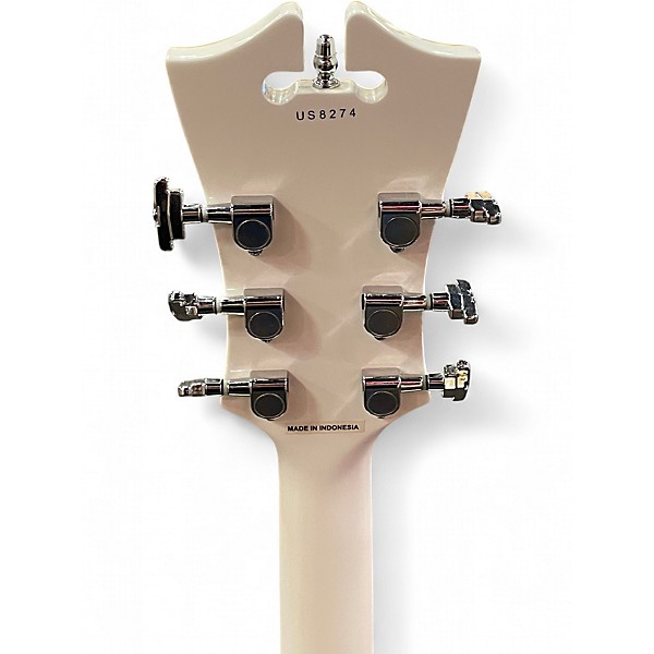 Used D'Angelico DAPEXL1SWHCT WHITE Hollow Body Electric Guitar