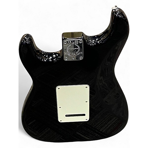 Used Fender American Standard Stratocaster Black Solid Body Electric Guitar