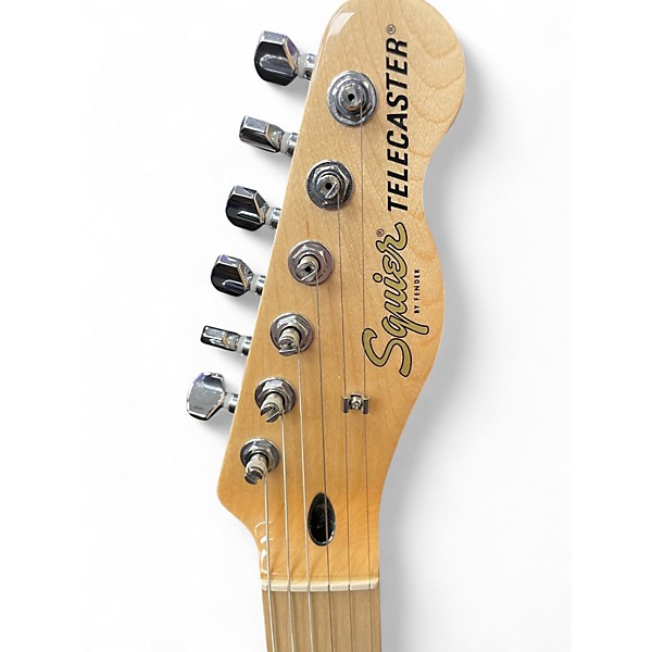 Used Squier Telecaster 2 Tone Sunburst Solid Body Electric Guitar