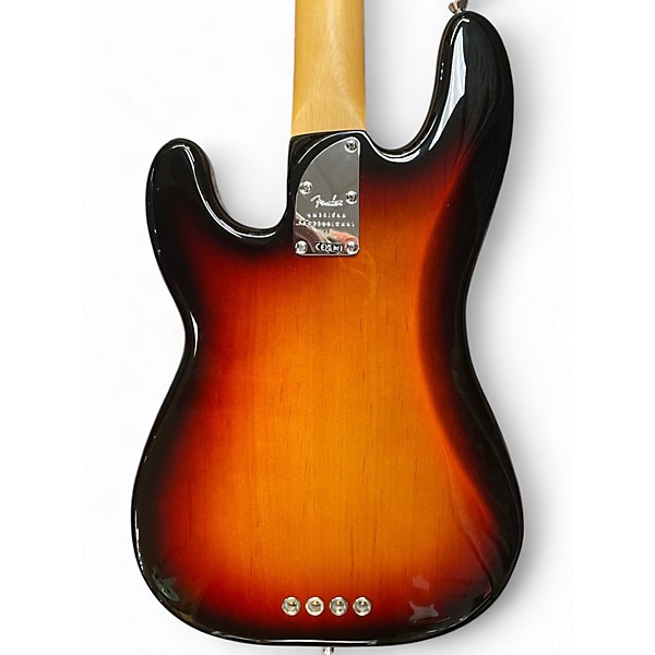 Used Fender American Professional II Precision Bass 3 Color Sunburst Electric Bass Guitar