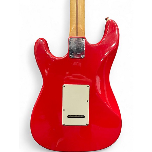 Used Squier 90'S BULLET STRATOCASTER MADE IN KOREA RED Solid Body Electric Guitar