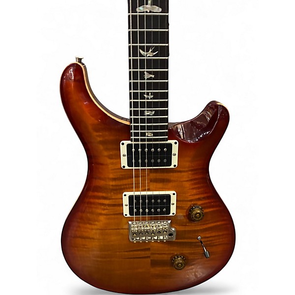 Used 2024 PRS Custom 24 Dark Cherry Sunburst Solid Body Electric Guitar