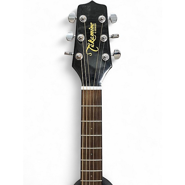 Used Takamine EG531SC Black Acoustic Electric Guitar