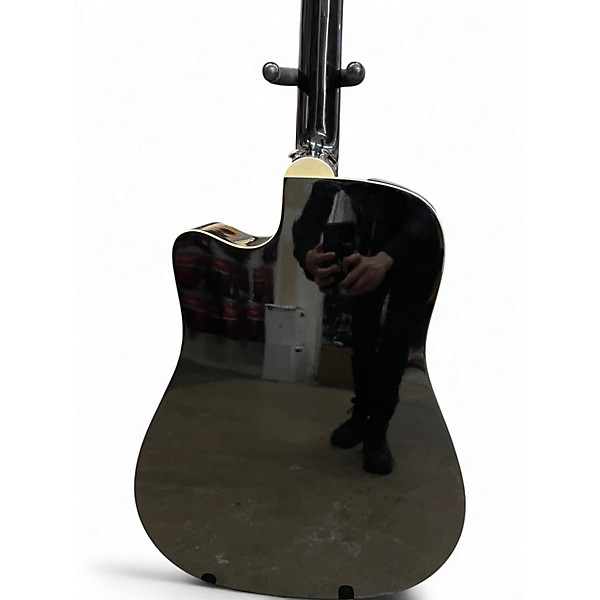 Used Takamine EG531SC Black Acoustic Electric Guitar