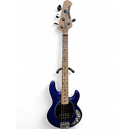 Used Ernie Ball Music Man STINGRAY SHORT SCALE MARINE BLUE Electric Bass Guitar