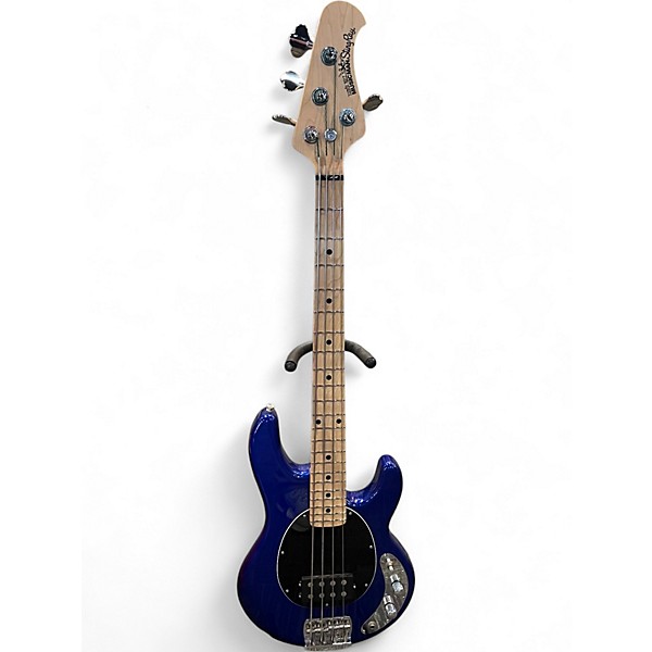 Used Ernie Ball Music Man STINGRAY SHORT SCALE MARINE BLUE Electric Bass Guitar