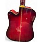 Used Washburn D-17CE Wine Red Acoustic Electric Guitar