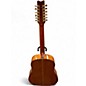 Used Washburn D25S12N Natural 12 String Acoustic Guitar