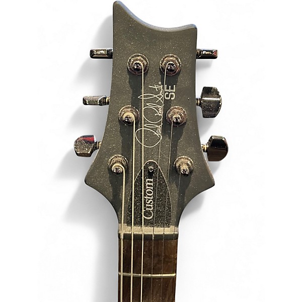 Used PRS SE CUSTOM 24-08 EXOTIC POPLAR BURL Solid Body Electric Guitar