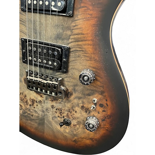 Used PRS SE CUSTOM 24-08 EXOTIC POPLAR BURL Solid Body Electric Guitar