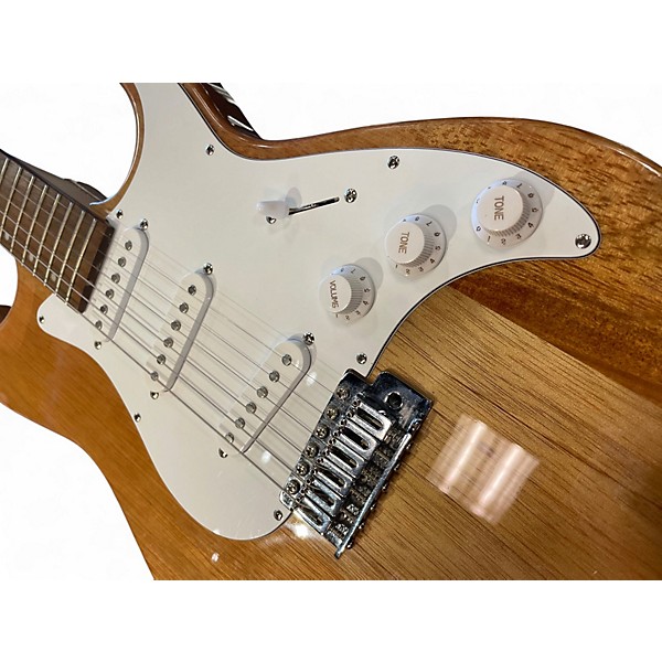 Used Greg Bennett Design by Samick MALIBU NATURAL Solid Body Electric Guitar