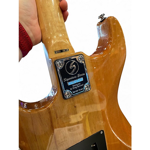 Used Greg Bennett Design by Samick MALIBU NATURAL Solid Body Electric Guitar